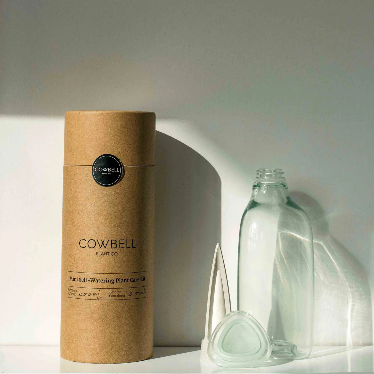 Cowbell1-3.jpg Cowbell Mini Self-Watering Plant Care Kit (250mL) - Image 1
