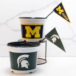 University of Michigan (UMich) 7.5 in Pots™ (Made in USA) 2pc/set - Image 3